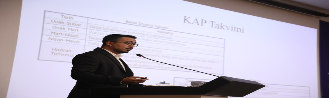 Kalite Güvencesi Sistemi ve Stratejik Plan Gösterge Yönetimi Eğitimi Tamamlandı.